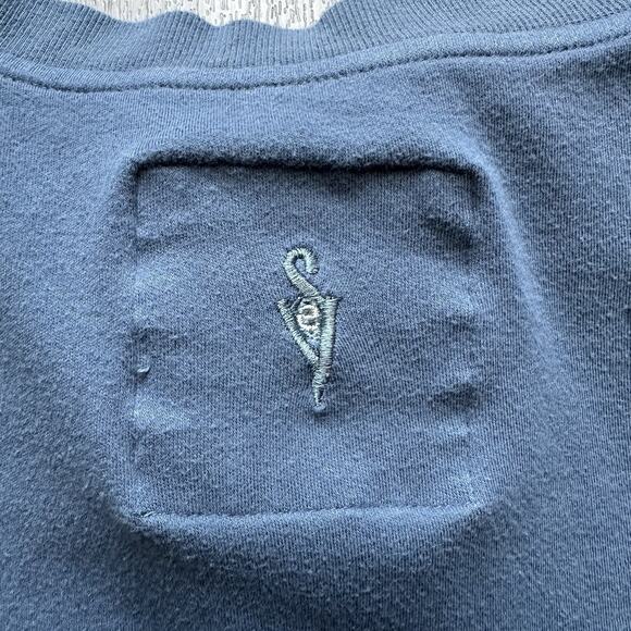 SCOTTeVEST Sev Tech Long Sleeve 1/4 Button Up Blue Size Large - Picture 11 of 13